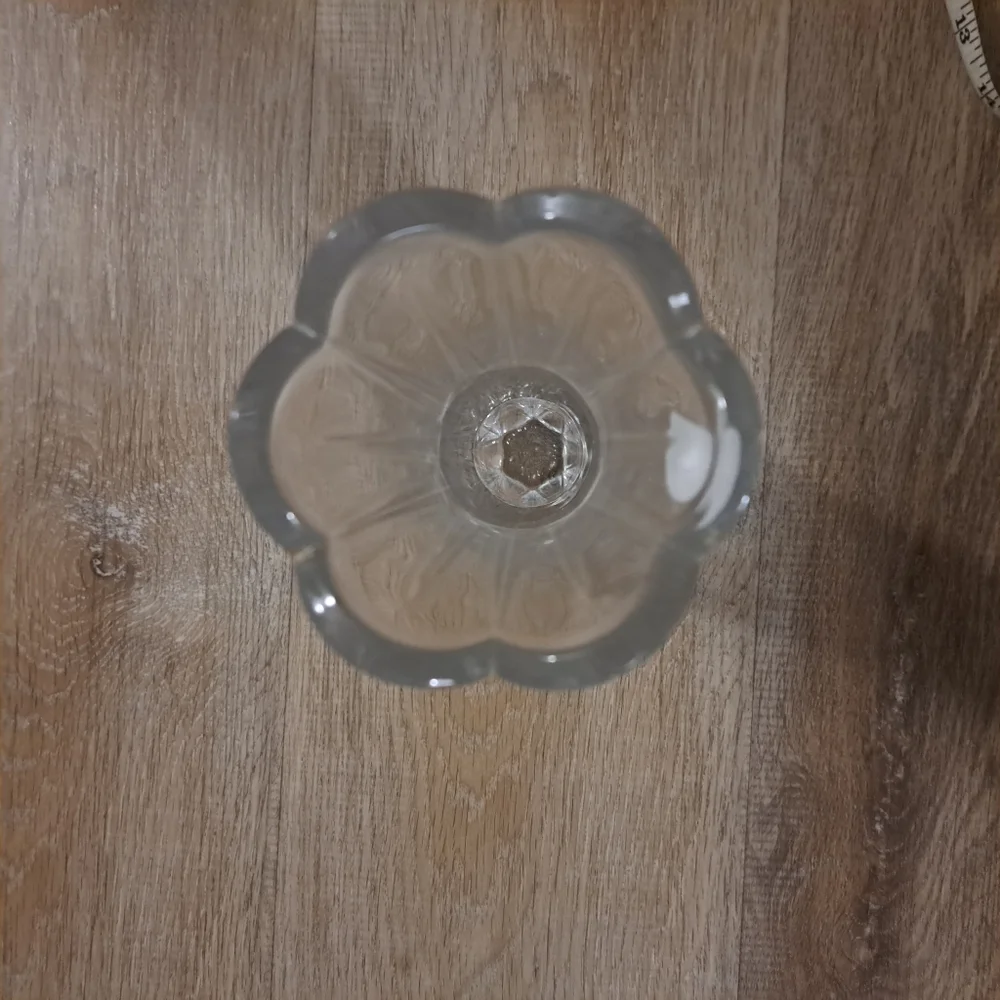 Vintage LENOX Elegant Clear Crystal Flower Vase